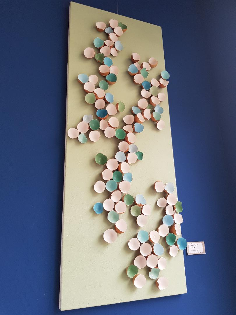 Marije van Rijswijk "In Bloei 2 " 120 x 45 cm € 400.-